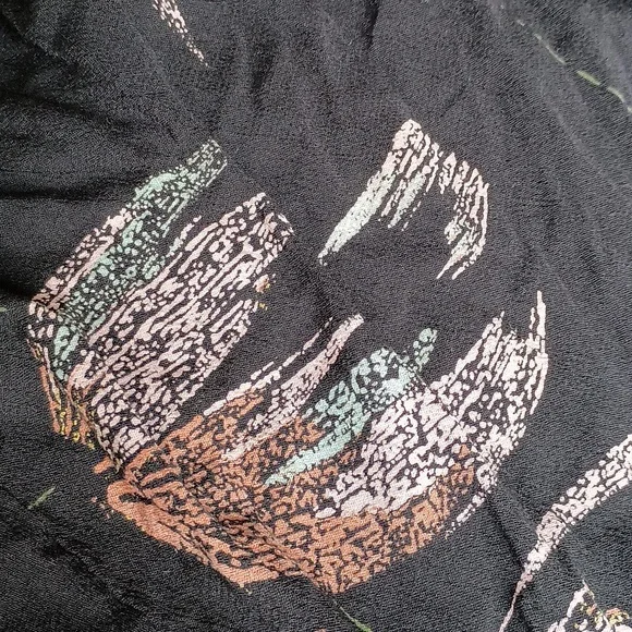 O'Neill Alana black MIDI wrap dress size medium - Picture 7 of 8